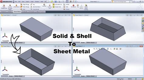 solidworks convert sheet metal to solid|convert solid to sheet metal.